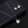Two-piece Fashion Necklace And Earrings Bridal Banquet Jewelry Set