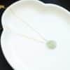 Women's Natural Hetian Jade Necklace