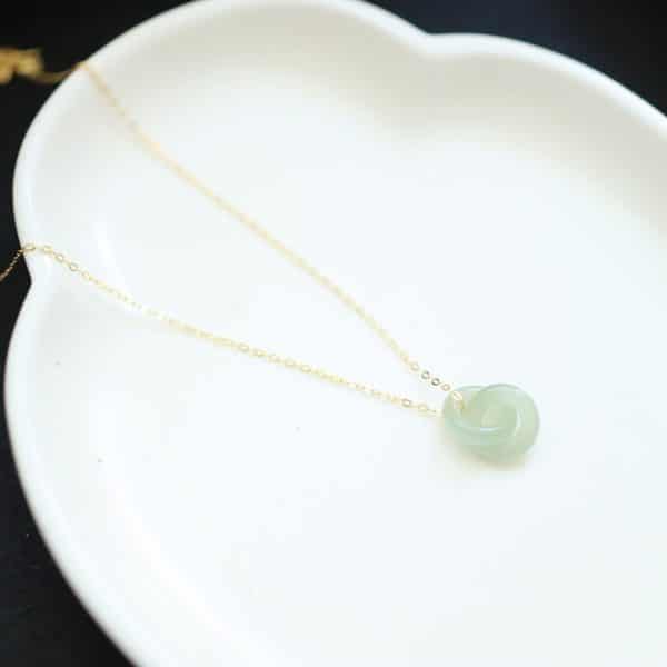 Women's Natural Hetian Jade Necklace