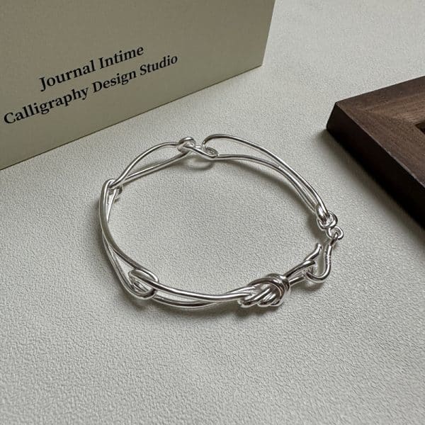 Hollow S925 Silver Plated Bracelet For Women
