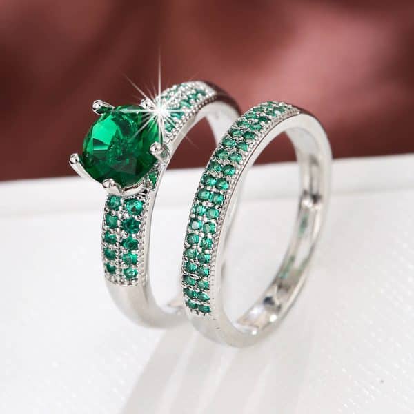 Affordable Luxury Copper Zircon Hollow Ring