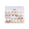 Simple Love Pearl Earrings Set Fashion Creative