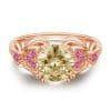 925 Sterling Silver 2 Karat Zircon Ring For Women
