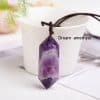 Natural Crystal Rough Hexagonal Prism Energy Stone Jewelry