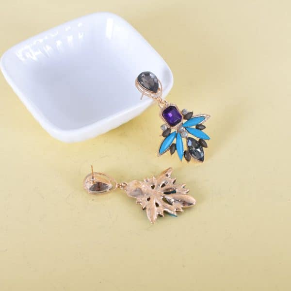 Zircon Small Fragrant Wind Drop Earrings