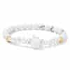 Women's Natural Imitation Sunstone Amethyst Bead Bracelet