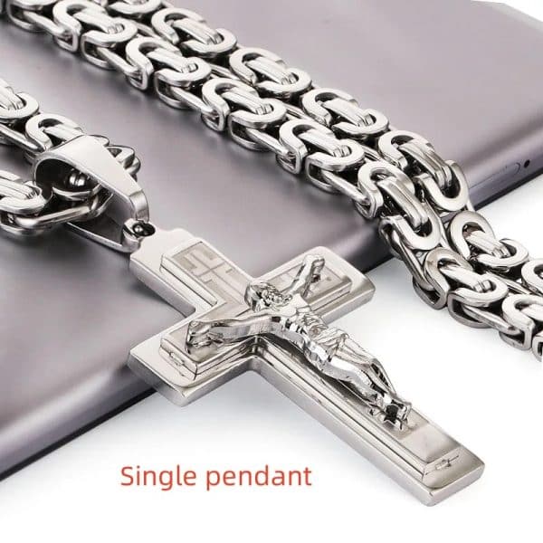 Fashion Personality Stainless Steel Men's Pendant Necklace Does Not Fade