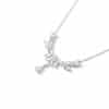 Autumn Summer New White Copper Romantic Wheat Necklace For Women