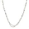 Double-layer Winding Small Pieces Of Silver Pearl Necklace For Women
