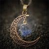 European And American Jewelry Natural Stone Crystal Necklace
