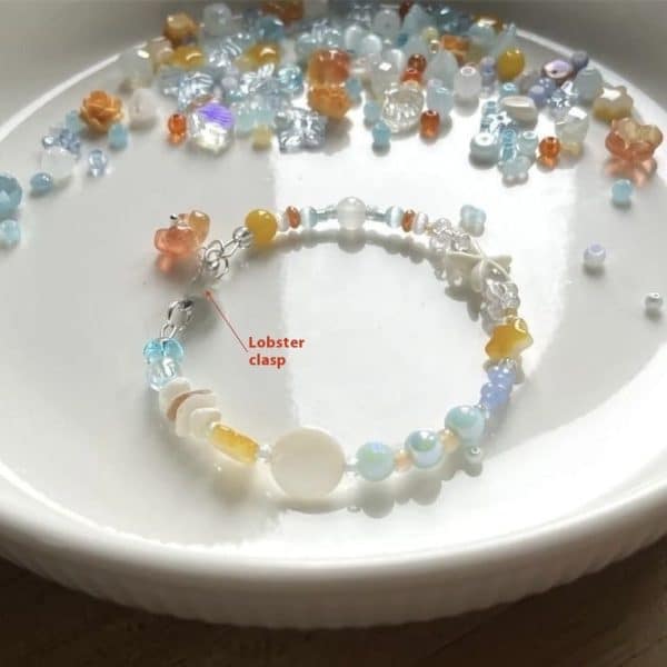 Water-soaked Bracelet Orange Sea Summer Dopamine Seaside