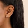 Molan Zirconia Stud Earrings Set