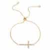 Women's Diamond Pull-out Cross Bracelet