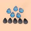 Vintage Drop-shaped Flower Acrylic Earrings