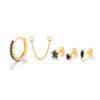 S925 Sterling Silver Fashion Personality Stud Earrings Set