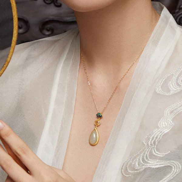 Women's Fashion Personalized Water Drop Vintage Necklace