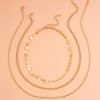 Ferrero Double Hole Wafer Necklace Match Sets