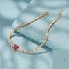 Colorful Crystals Women's Tennis Diamond Bracelet