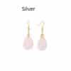 Cut Long Water Drop Earrings