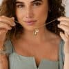 Butterfly Pendant Letter Pendant Necklace Snake