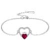 European And American Cat Footprints High Sense Female With Hearts Twine Rope Bracelet For Women