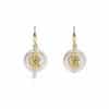 Copper Plated Real Gold Design Versatile Baroque Shaped Pearl Earrings