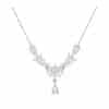Autumn Summer New White Copper Romantic Wheat Necklace For Women