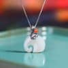 Women's Retro Personality Elephant Ruyi Pendant