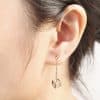 Simple And Fashionable Square Earrings With Zircon Micro-set