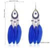 Women's Drop-shaped Feather Earrings Jewelry
