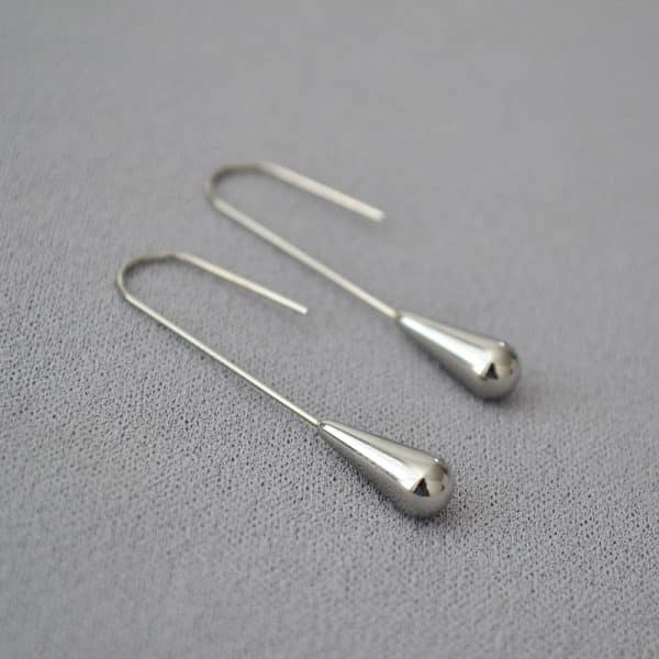 All-match drop shape earrings