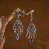Chinese Style Vintage Drop Earrings With Diamonds