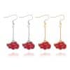 Cosplay Red Cloud Pendant Drop Earrings