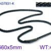 6mm Release Buckle Stainless Steel Personality Titanium Steel Ornament Necklaces