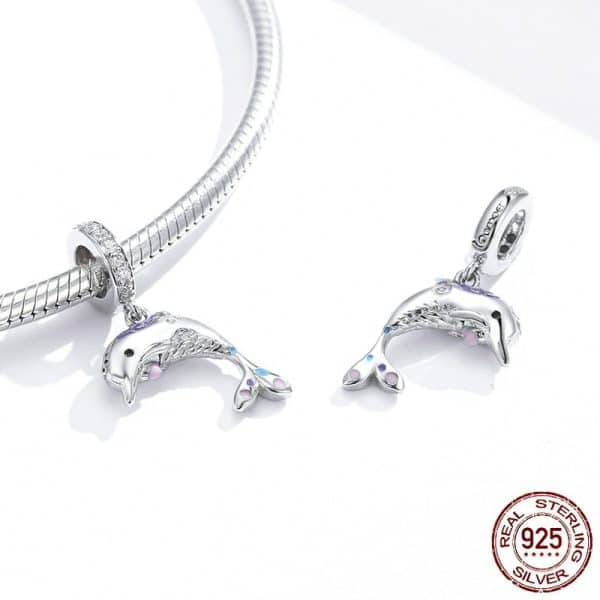 S925 Sterling Silver All-match Diy Beaded Bracelet Accessories Scattered Beads Pendant