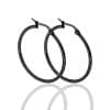 316L Stainless Steel Large Circle Coil Earrings