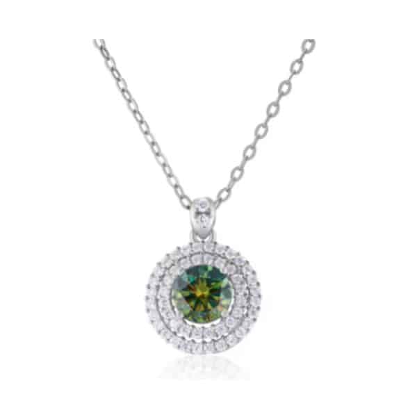 Golden Yellow Necklace Women's Sterling Silver
