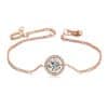 Crystal Women's Bracelet Zircon Micro-inlaid White Gold Plated Jewelry