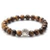 Volcanic Rock Tigereye Yoga Bracelet