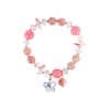 Transparent Glass Ball Strawberry Quartz Bracelet Women