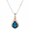 Alloy Water Drop Necklace Earring Jewelry Set