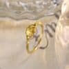 Story Citrine Ring Refreshing Stylish Sterling Silver