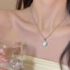 Fashion Double-faced Crystal Necklace For Women