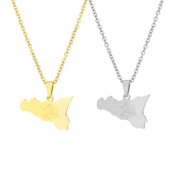 Women's Geometric Necklace Stainless Steel Pendant