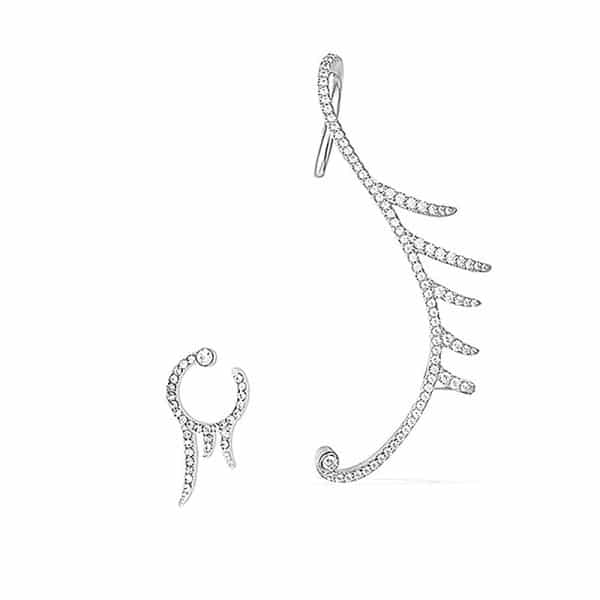 Personalized Asymmetric Ear Clip Earring Set
