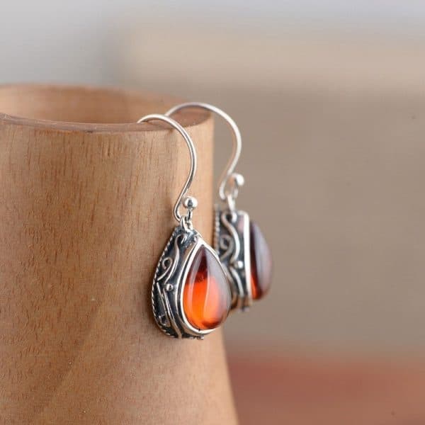 Drop-shaped Vintage Ethnic Earrings