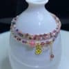 Gem Rainbow Stone Three-ring Bracelet Bracelet