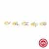 Zircon Versatile Fashion Earring Set Geometric
