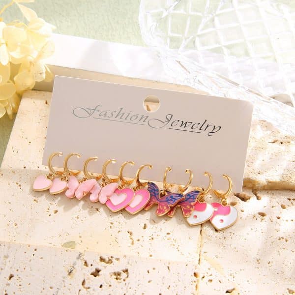 Butterfly Cloud Duck Earring Set