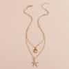 Simple Shell Double-layer Necklace For Women